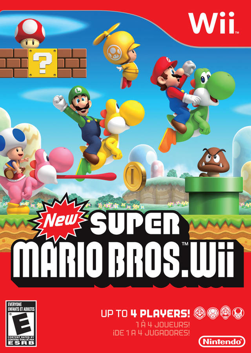 New Super Mario Bros. Wii box art