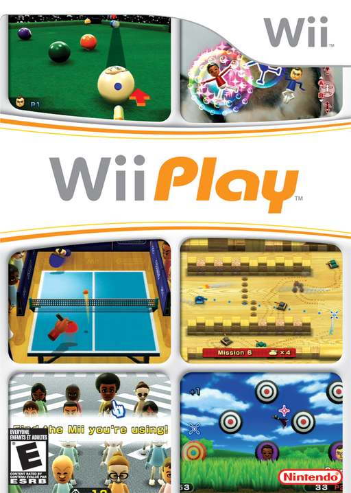 Wii Play box art for Nintendo Wii