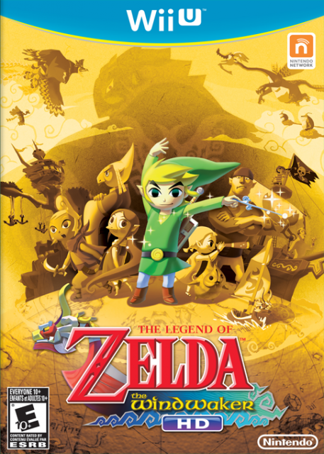 The Legend of Zelda: The Wind Waker HD box art (Nintendo Wii U)