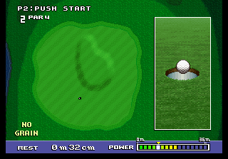 Capture d'écran de Neo Turf Masters sur Neo Geo AES, sport de Nazca Corporation sorti en 1996