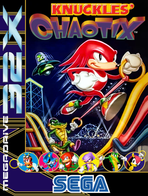 Knuckles' Chaotix box art
