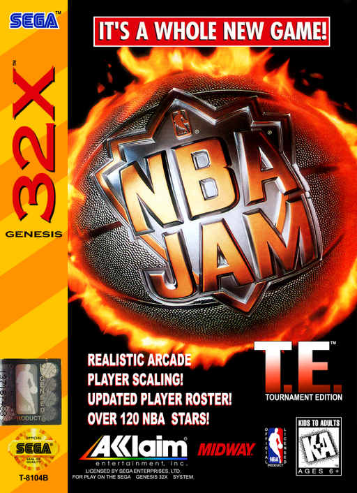 NBA Jam - Tournament Edition box art