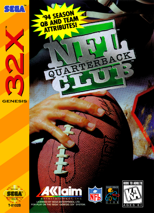 NFL Quarterback Club box art