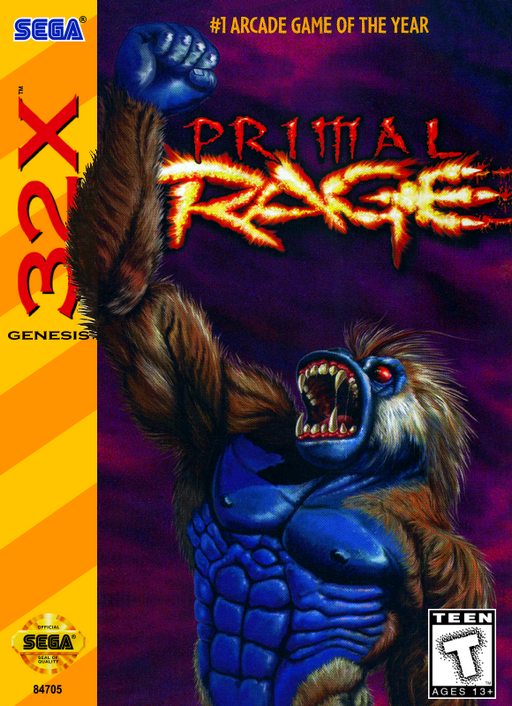 Primal Rage box art