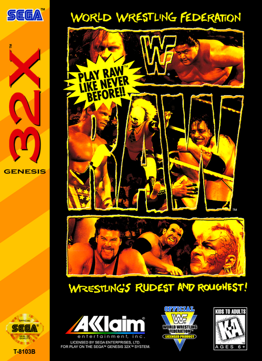 WWF Raw box art