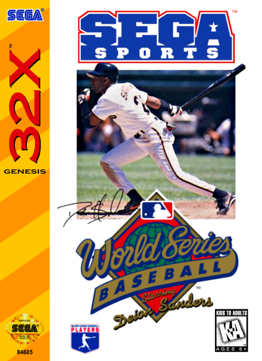 World Series Baseball Starring Deion Sanders box art
