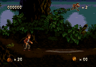 Gameplay of Pitfall - The Mayan Adventure