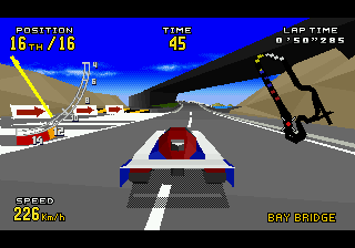 Gameplay of Virtua Racing Deluxe