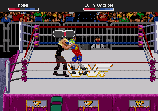 Gameplay of WWF Raw
