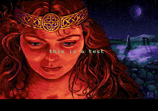 Title screen of 32X Sample Program - PWM Sound Demo