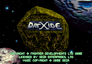 Title screen of Darxide
