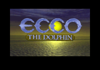 Title screen of Ecco the Dolphin