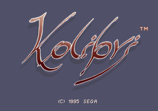 Title screen of Kolibri