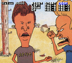 Title screen of Mars Sample Program - Gnu Sierra