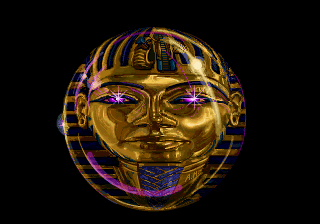 Title screen of Mars Sample Program - Pharaoh