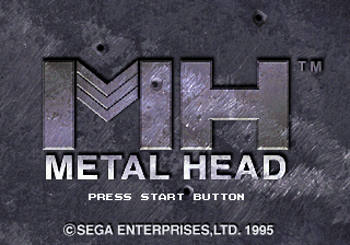 Title screen of Metal Head