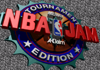 Title screen of NBA Jam - Tournament Edition