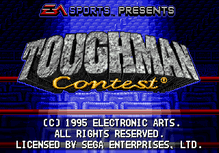 Title screen of Toughman Contest
