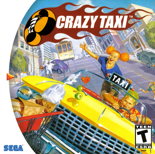 Crazy Taxi box art