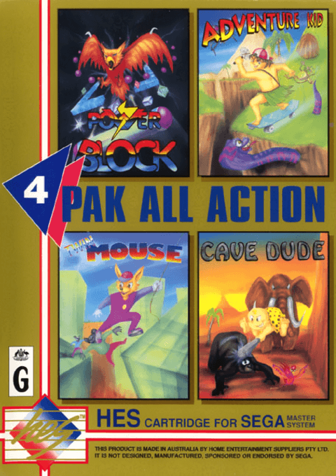 4 PAK All Action box art