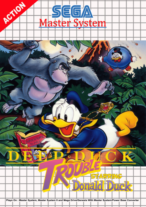 Deep Duck Trouble Starring Donald Duck (Europe, Brazil)
