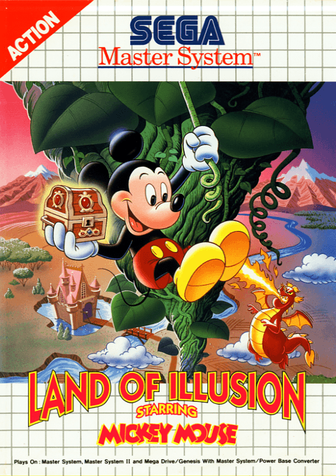 Land of Illusion Starring Mickey Mouse box art