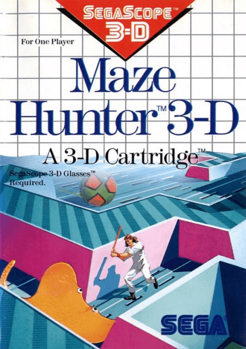 Carátula de Maze Hunter 3D Master System PAL España