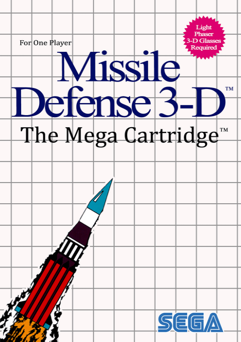 Carátula de Missile Defense 3D Master System PAL España