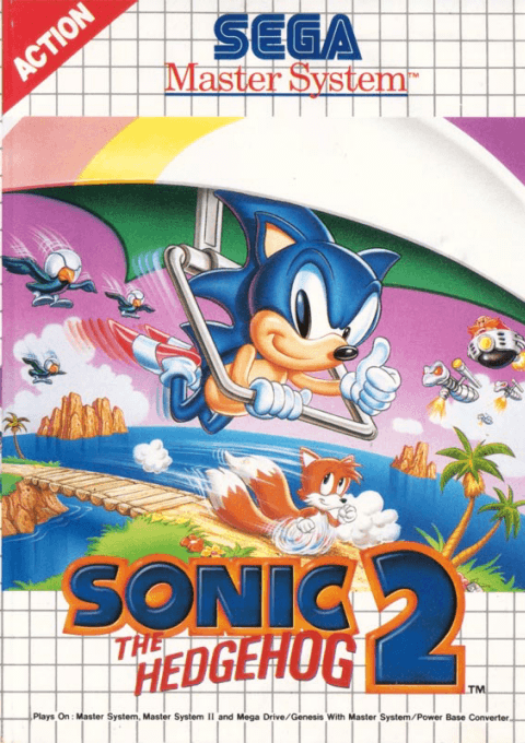 Sonic The Hedgehog 2 box art