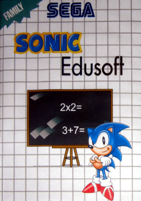 Sonic's Edusoft box art