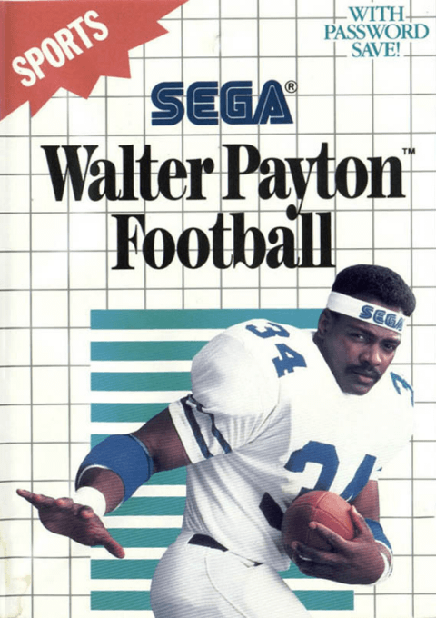 Walter Payton Football box art