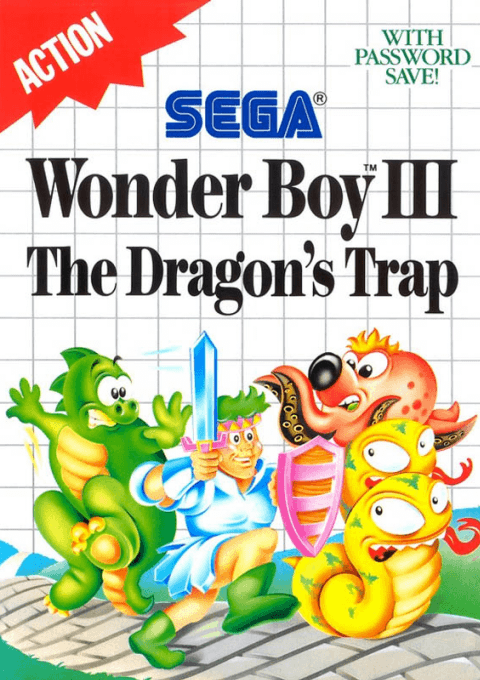 Wonder Boy III: The Dragon's Trap box art