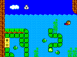 Gameplay of Alex Kidd in Miracle World