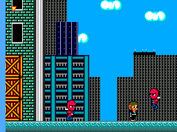 Gameplay of Alex Kidd in Shinobi World