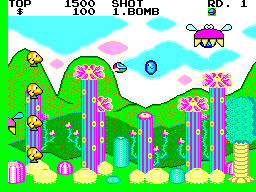 Gameplay of Fantasy Zone