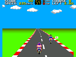 Gameplay of Hang On