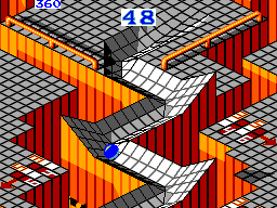 Gameplay of Marble Madness