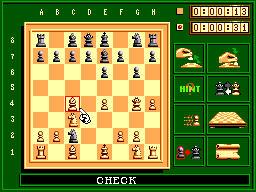 Gameplay of Sega Chess