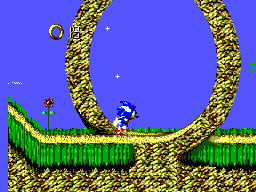Gameplay of Sonic Blast