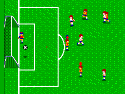 Gameplay of Sports Pad Soccer