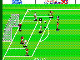 Gameplay of Tecmo World Cup '93