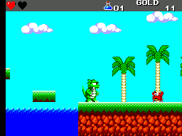 Gameplay of Wonder Boy III - The Dragon's Trap