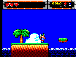 Gameplay of Wonder Boy in Monster World