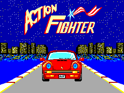 Title screen of Action Fighter