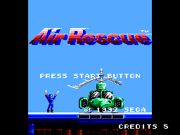 Title screen of Air Rescue