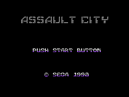 Title screen of Assault City