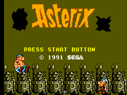 Title screen of Asterix