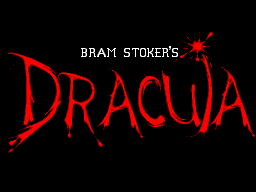 Title screen of Bram Stoker's Dracula