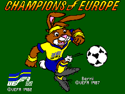 Title screen of Champions of Europe