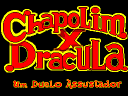 Title screen of Chapolim x Dracula - Um Duelo Assustador